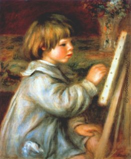 Porträt von Claude Renoir Malerei