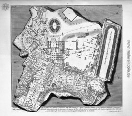 Die römische Altertümer, t. 1, Tafel XLII. Plan der Thermen des