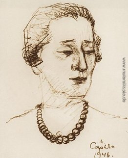 Porträt von Anna Achmatowa