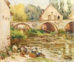 Die Washerwomen von Moret