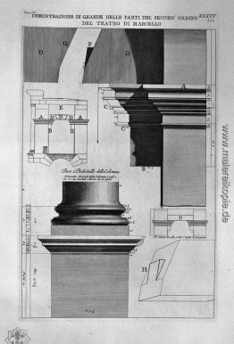 Die römische Altertümer, t. 4, Tafel XXXVI. Vista von einem zwei