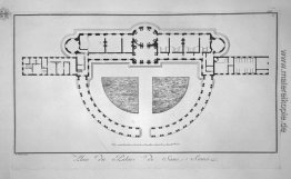 Plan des Schlosses Sanssouci