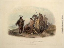 Crow-Indianer, Platte 13 von Band 1 des `Reise in das innere Nor