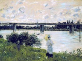 Die Promenade in der Nähe der Brücke von Argenteuil