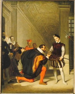 Don Pedro Toledo Kissing das Schwert von Henri IV