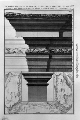 Die römische Altertümer, t. 4, Tafel LVI. Vista von einigen der