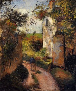 Ein Bauer in der Lane am Hermitage, Pontoise