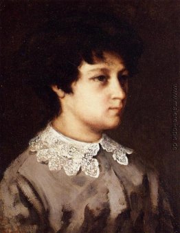 Portrait eines jungen Mädchens von Salins