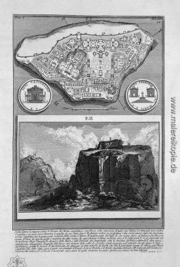 Die römische Altertümer, t. 1, Tafel XLIII. Plan des antiken For