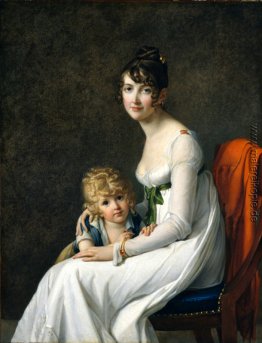 Madame Jeanne Desbassayns de Richemont und ihr Sohn Eugène