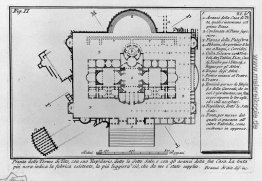 Die römische Altertümer, t. 1, Tafel XXVII. "Bäder von Titus" (w