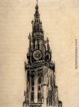 Der Turm der Kirche Unserer Lieben Frau