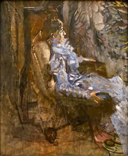 Eine Dame in der Flieder (Portrait of Nadezhda Zabela)