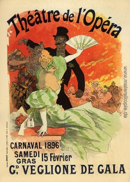 Théâtre de l'Opéra, Carnaval 1896 Groß veglione de Gala