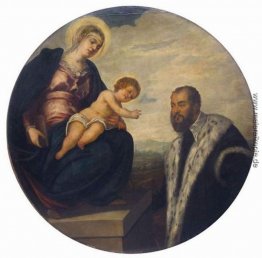 Madonna mit Kind und Spender Tintoretto
