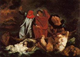 Der Barque von Dante (nach Delacroix)