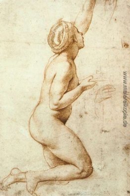 Hinknien Nude Woman