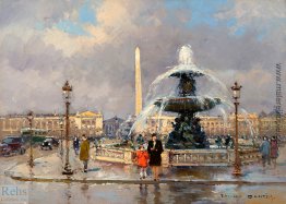 Brunnen auf der Place de la Concorde