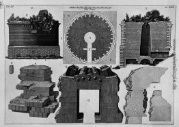 Die römische Altertümer, t. 3, Tafel L.-Plan und Bau Details der