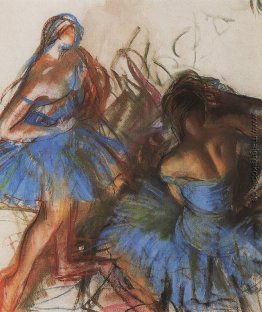 Blaue Ballerinas