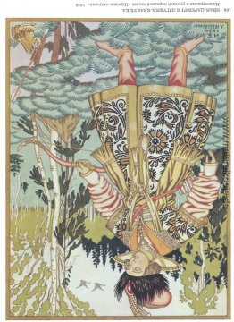 Illustration für den russischen Fairy Story "The Frog Princess"