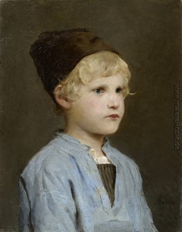 Porträt eines Jungen mit Kappe