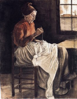 Woman Sewing