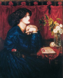 Jane Morris (den blauen Seidenkleid)