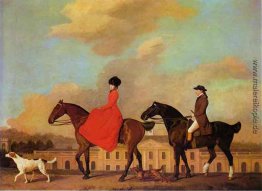 John und Sophia-Musterungen, reiten auf Colwick Hall