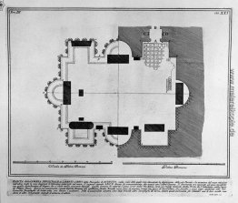 Die römische Altertümer, t. 3, Tafel XXI. Plan der Grabkammern d