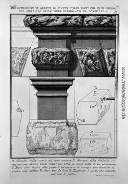 Die römische Altertümer, t. 4, Tafel LV. Vista von einigen der g