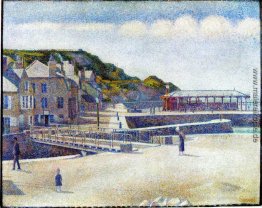 Der Hafen und das Quays in Port-en-Bessin