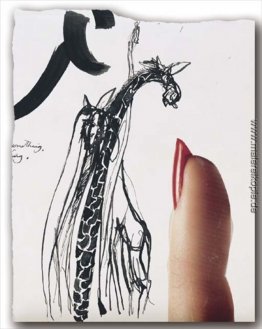 Giraffen und Finger