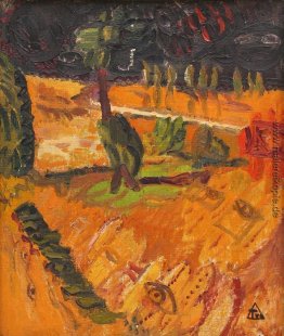 Landschaft mit Baum