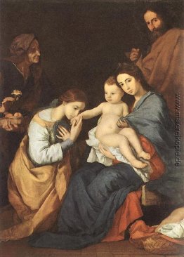 Die Heilige Familie mit St. Catherine