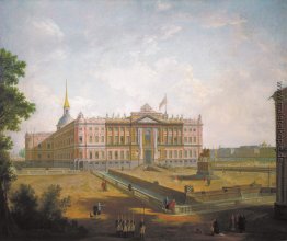 Blick auf Schloss Mikhailovsky