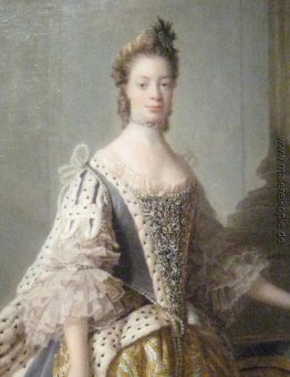 Porträt von Sophie Charlotte von Mecklenburg-Strelitz, Gemahlin