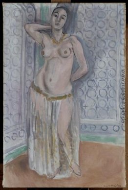 Odalisque in blau oder weiß Slave