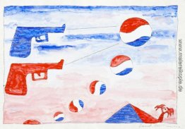 Untitled (5 Pepsi und Sun 2 Guns)