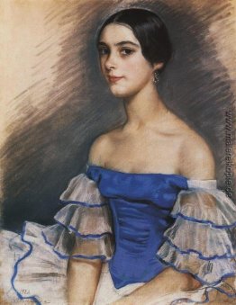 Porträt von N. Geydenreyh in Blue