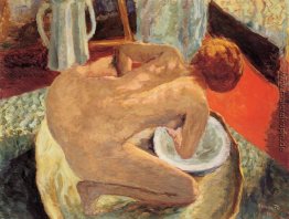Frau in einer Badewanne (auch als Akt hocken in einer Wanne beka