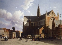 Auf dem Markt von Haarlem Sun