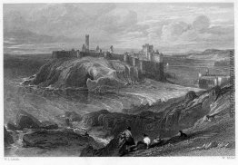 Peel Castle, Isle of Man, Stich von William Miller nach Leitch