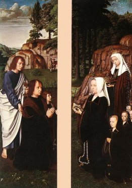Triptychon von Jean Des Trompes (Seitenwände)