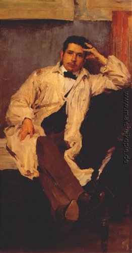 Porträt von K. A. Somov