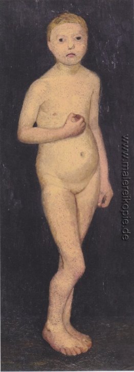 Nude Mädchen stehend