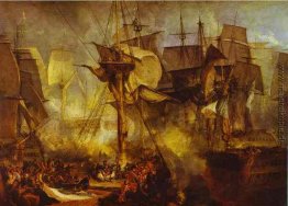 Die Schlacht von Trafalgar, wie aus der Mizen Starboard Wanten d