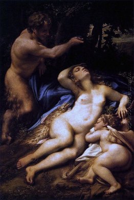 Venus, Satyr und Amor