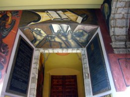 Eingang des Colegio de San Ildefonso
