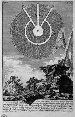 Die römische Altertümer, t. 2, Tafel XXXI. Fragment von Stuck vo